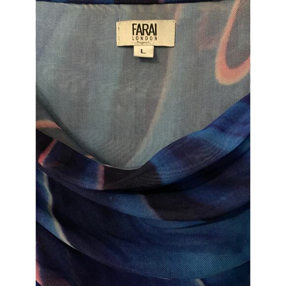 Farai London Hera Midi Dress Large Strapless Mesh Bodycon Stretch Revolve - Picture 9 of 15